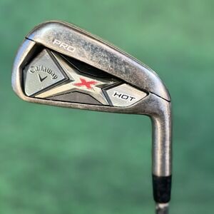 Callaway X Hot Pro 4 Iron Golf Club True Temper Speed Step 85 S Flex Steel Shaft